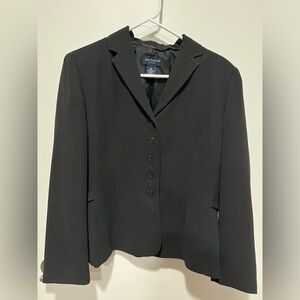 Ann Taylor petites vintage polka dot blazer